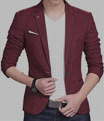Los 4 Mejores Blazers De Hombres Rojos Vino