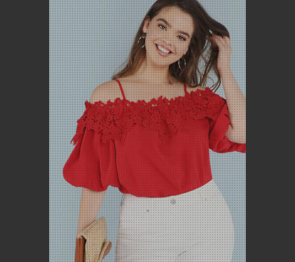 Opiniones de las 4 mejores Blusas Hombros Descubiertos Rojas