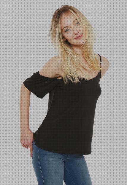 Las mejores hombros blusa sin hombros comprar