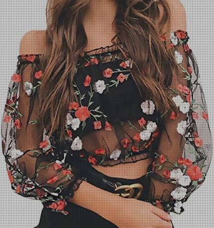 Los mejores 5 Blusas Elegantes Con Hombros Transparentes