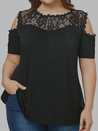 Review de blusas elegantes con hombros transparentes