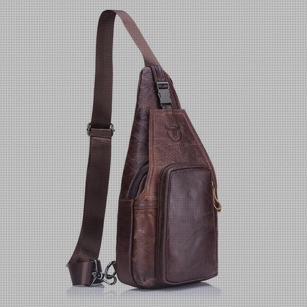 ¿Dónde poder comprar bullcaptain bolso de hombro de cuero?