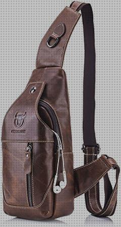Las mejores marcas de bullcaptain bolso de hombro de cuero