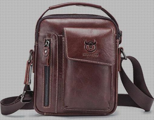 Review de bullcaptain bolso de hombro de cuero