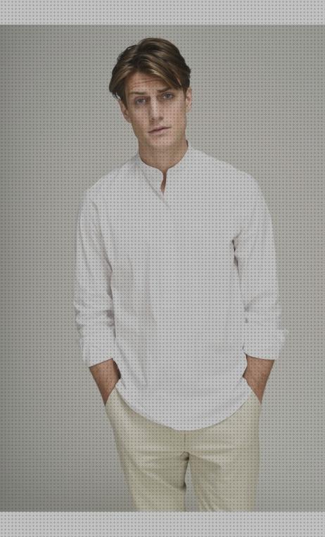 ¿Dónde poder comprar mao camisa blanca hombre cuello mao?