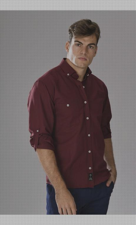 ¿Dónde poder comprar hombres camisas camisa hombre granate?
