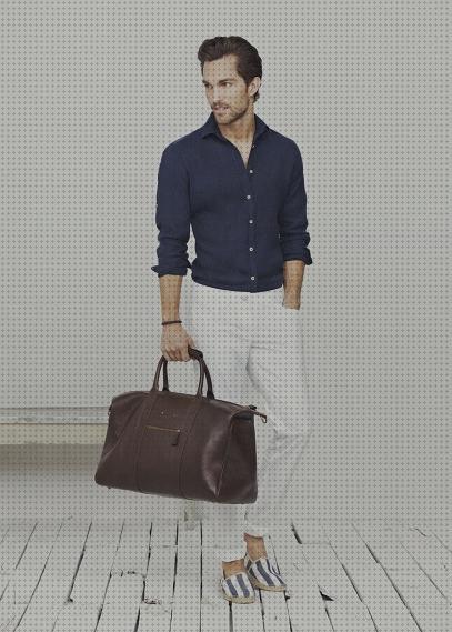 Review de camisa lino azul marino hombre