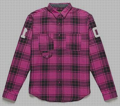 Las mejores rosas camisas camisa rosa de hombre de franela