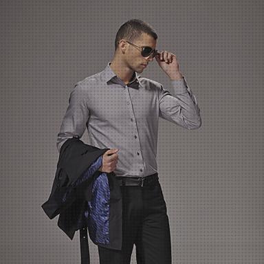 ¿Dónde poder comprar vestir camisa vestir hombre gris claro?
