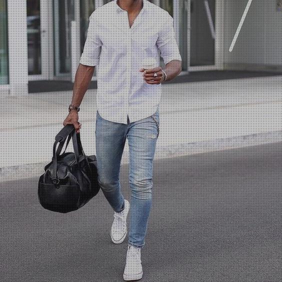 ¿Dónde poder comprar camisas camisas blanca jean hombre?