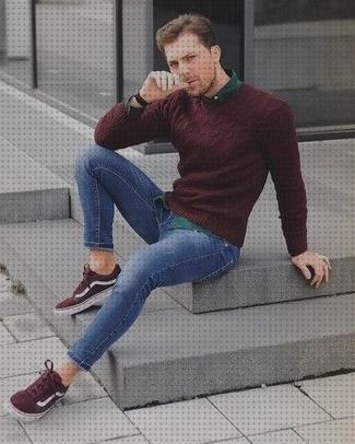 Las mejores marcas de camisas camisas hombre casual color burdeos