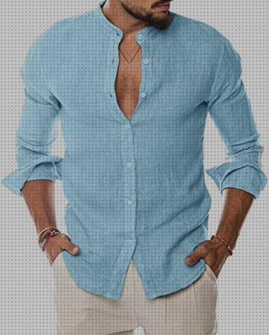 Las mejores 5 Camisas De Hombres Cuellos Mao