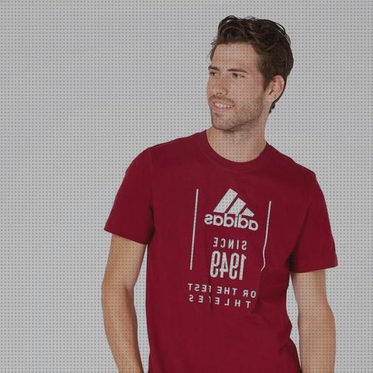 Review de camiseta adidas hombre granate