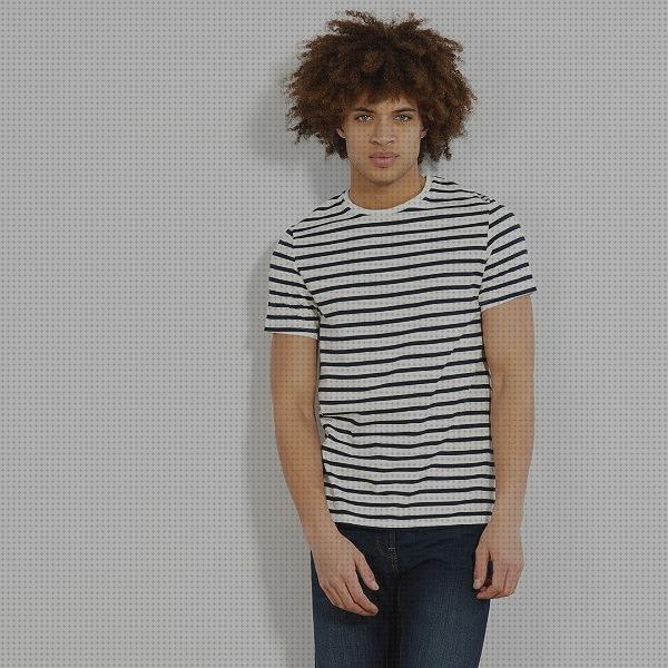 Las mejores marinera camiseta marinera roja hombre