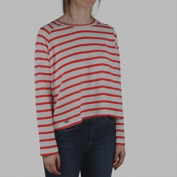 Review de camiseta marinera roja hombre