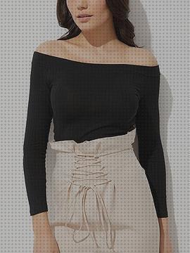 ¿Dónde poder comprar hombros camiseta negra sin hombros?
