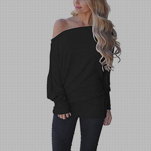 Review de camiseta negra sin hombros