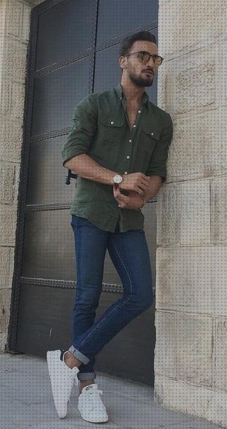 Review de camiseta verde oliva hombre
