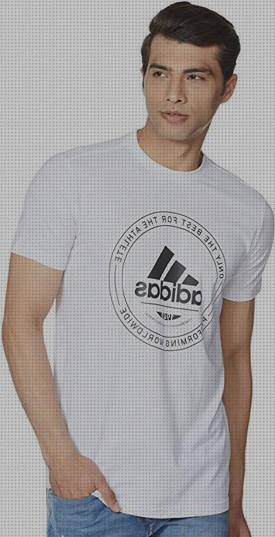 Review de camisetas hombre adidas manga corta blanca
