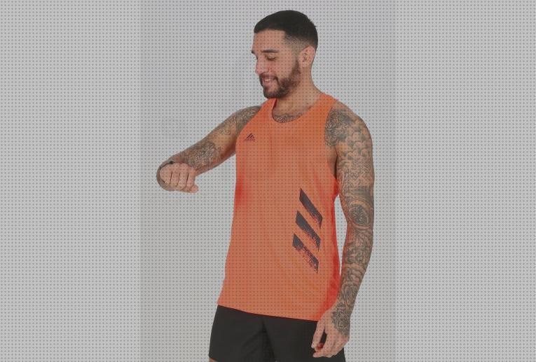 Opiniones de las 7 mejores Camisetas Tirantes Running Naranjas De Hombres