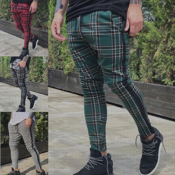 Review de chandal de hombre de cuadros rojos