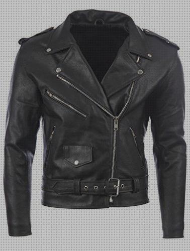 Las mejores marcas de biker chaqueta biker hombre piel