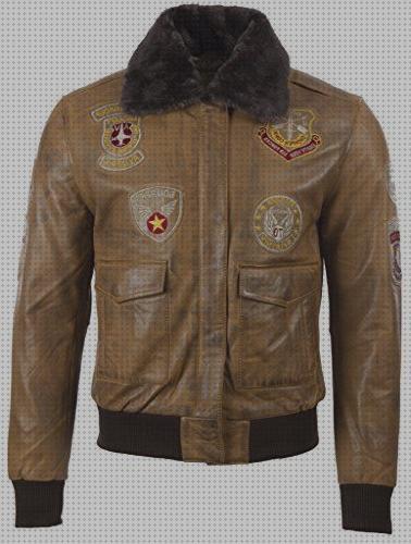 ¿Dónde poder comprar cueros chaquetas chaqueta cuero autentico hombre aviador?