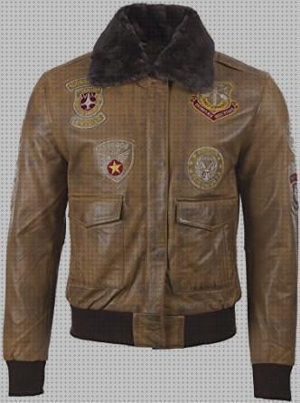 Opiniones de las 10 mejores Chaquetas Cueros Autenticos De Hombres Aviadores