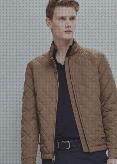 Review de chaqueta elegante acolchada hombre