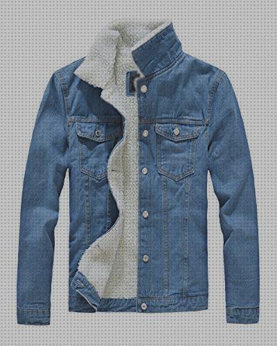 Las mejores vaquera chaqueta vaquera con borrego hombre