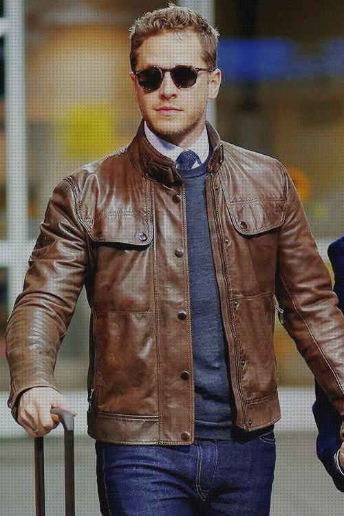 Las mejores marcas de pieles chaquetas chaqueta piel hombre elegante