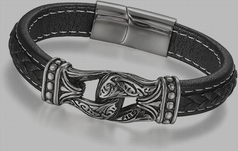 ¿Dónde poder comprar cuerdas cuerda cuero collar con cierre hombre?