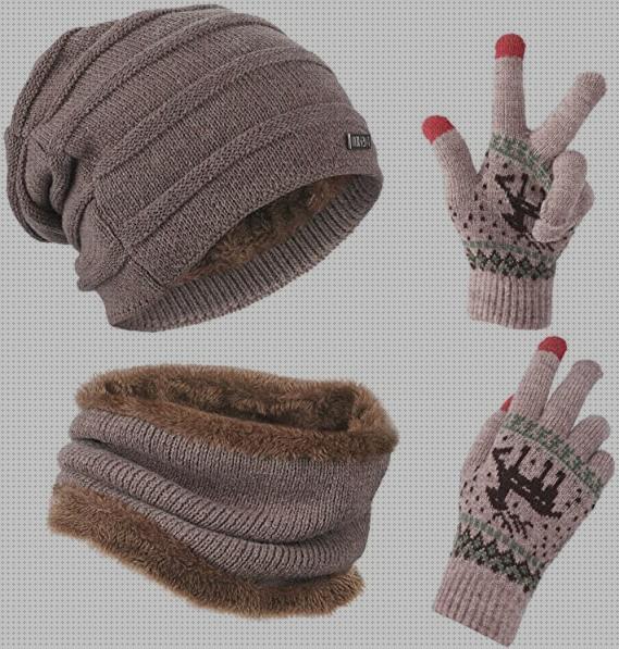 Las mejores guantes hombre gorro guantes y bufanda hombre