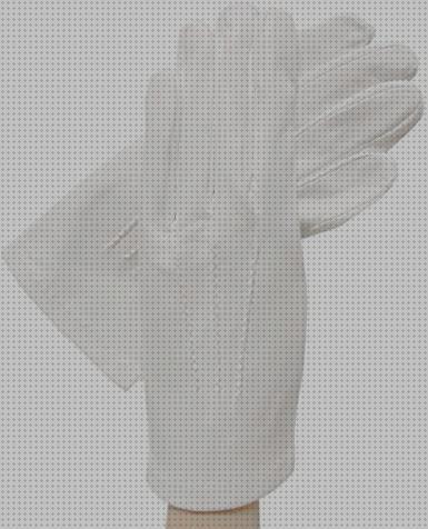 Review de guantes seda blanco hombre