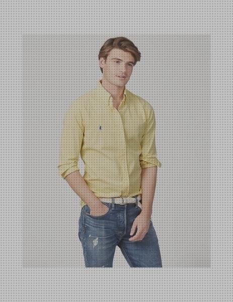 Las mejores marcas de hombres camisetas camisetas hombre amarillas