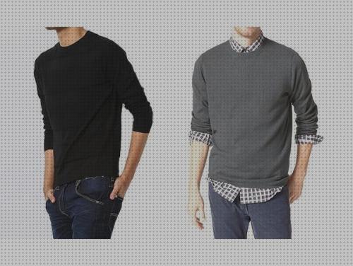 Review de jersey cashmere color negro hombre