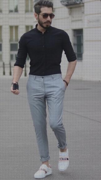 ¿Dónde poder comprar grises pantalones pantalon gris elegante hombre?
