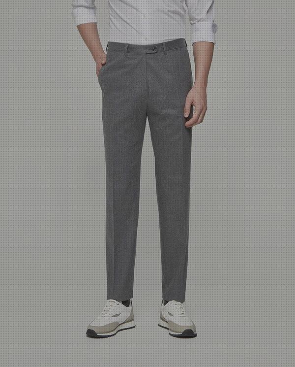 Las mejores marcas de pantalon gris hombre pantalones pantalón gris franela hombre talla 54