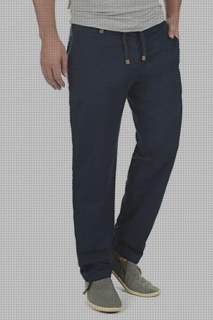 Las mejores hombres pantalones pantalon hombre lino azul