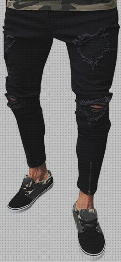 Las mejores pantalones hombre pitillos pantalones pantalon pitillo negro elastico hombre