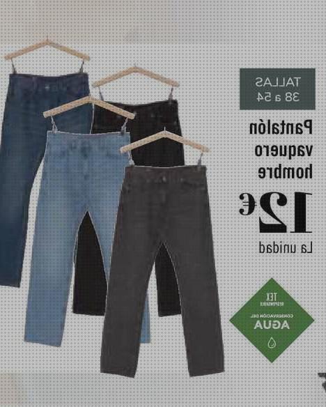 Los mejores 7 Pantalones Vaqueros De Hombres Tallas 38 Eu