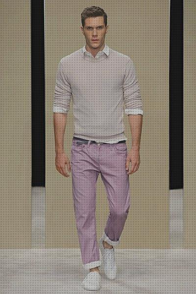 Las mejores marcas de pantalones pantalon lila hombre