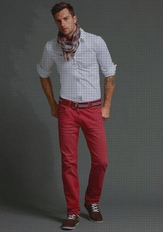 Las mejores marcas de vestir pantalones pantalones rojo hombre vestir
