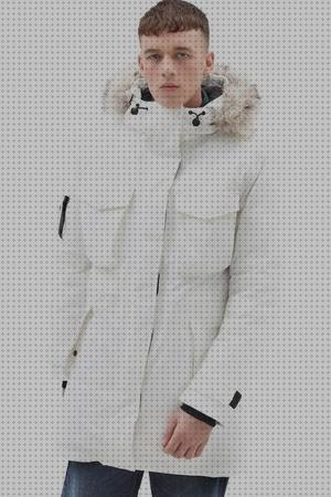 ¿Dónde poder comprar parka parka hombre blanca?