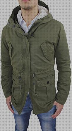 ¿Dónde poder comprar parka parka verde militar hombre?