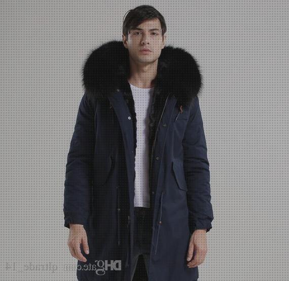 Review de parkas abrigos hombre negro