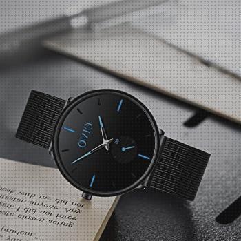 Las mejores hombres relojes reloj de hombre negro elegante
