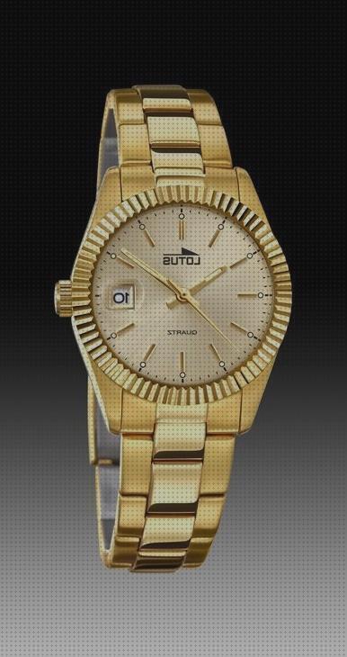Las mejores marcas de lotus hombre reloj lotus hombre de oro con cronograma
