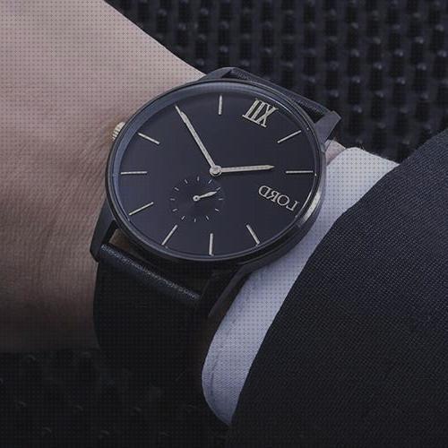 Las mejores marcas de negros relojes reloj negro elegante de hombre