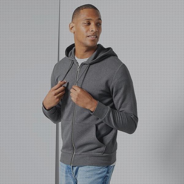 Review de sudadera con cremallera y capucha hombre